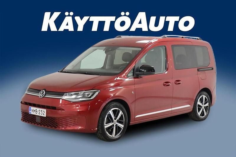 Käytetty VW Caddy Style 122 HP (89 kW) 2020 Punainen Tila-auto