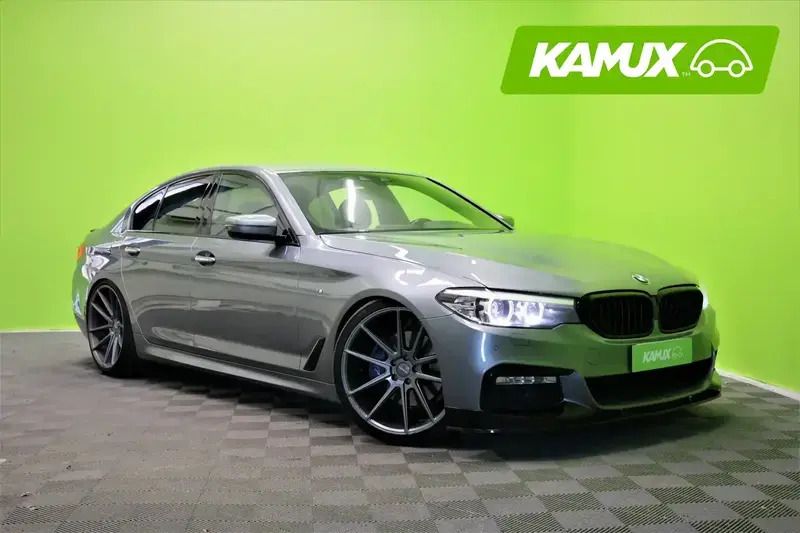 Hopea / harmaa Käytetty 2017 BMW 530 M Sport Sedan | 38 990 € - Kuva 1/4