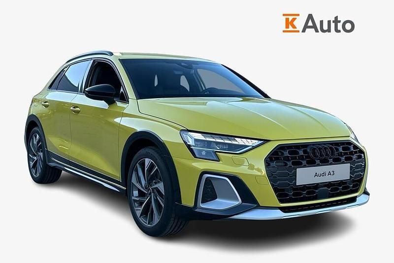 Uusi Audi A3 Design 150 HP (110 kW) 2025 Keltainen Viistoperä