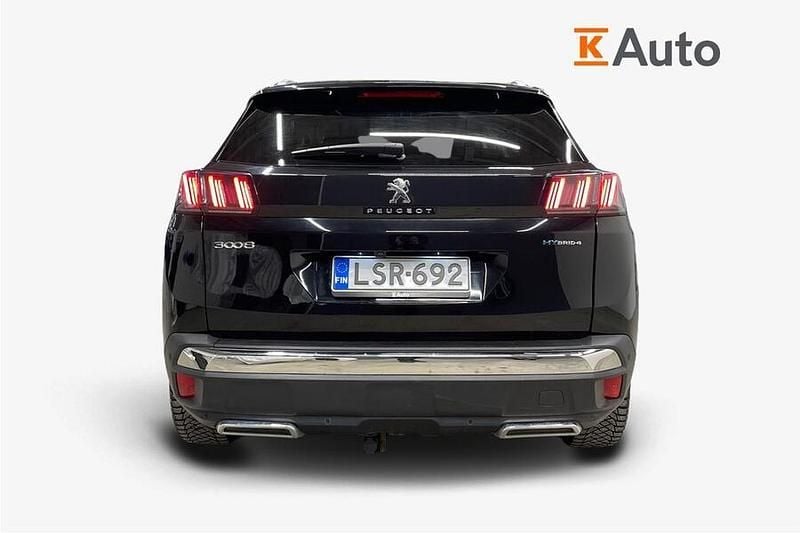 Käytetty Peugeot 3008 Allure 299 HP (219 kW) 2021 Musta Katumaasturi