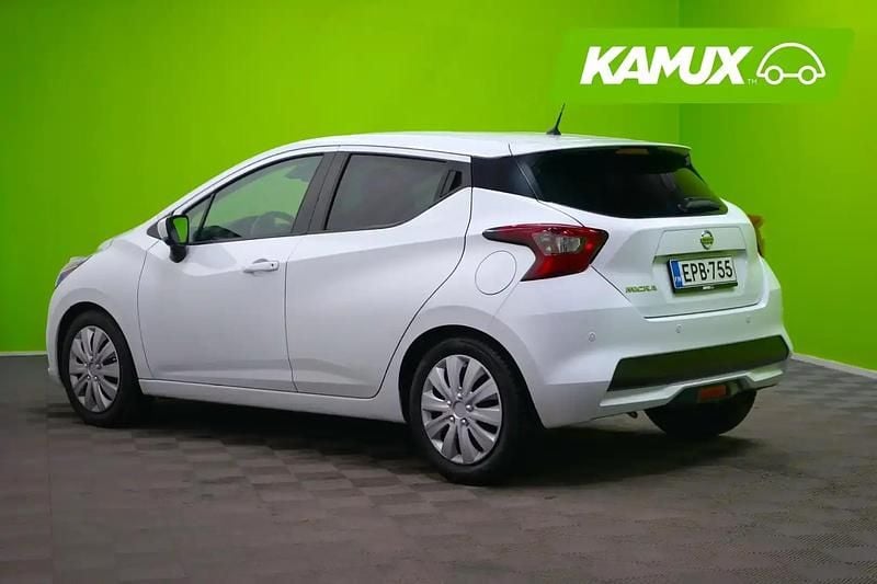 Käytetty Nissan Micra Acenta 90 HP (66 kW) 2017 Valkoinen Viistoperä