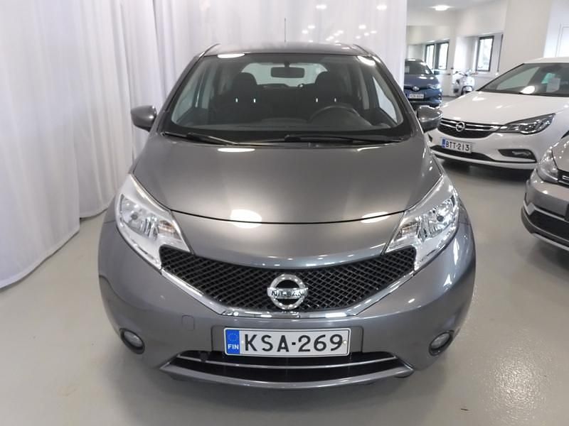 Käytetty Nissan Note Visia 80 HP (58 kW) 2016 Harmaa Tila-auto