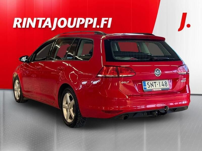 Käytetty VW Golf VII Allstar 110 HP (80 kW) 2016 Punainen Farmari