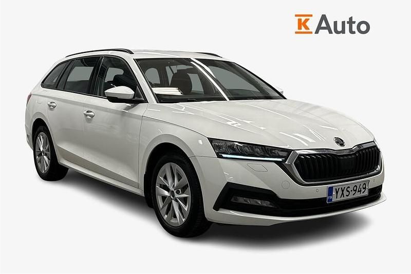 Valkoinen Käytetty 2024 Skoda Octavia Ambition Farmari | 24 850 € (Hyvä tarjous) - Kuva 1/3
