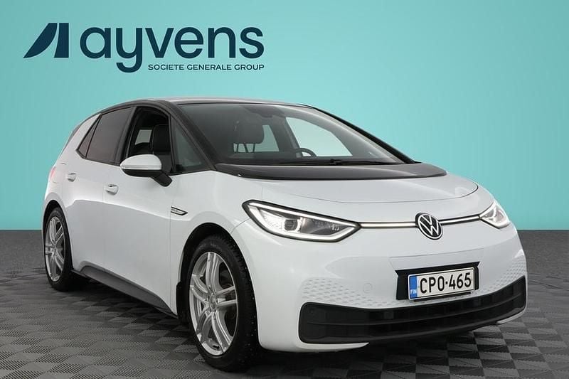 Käytetty VW ID.3 Pro 150 kW (204 HP) 2021 Valkoinen Viistoperä