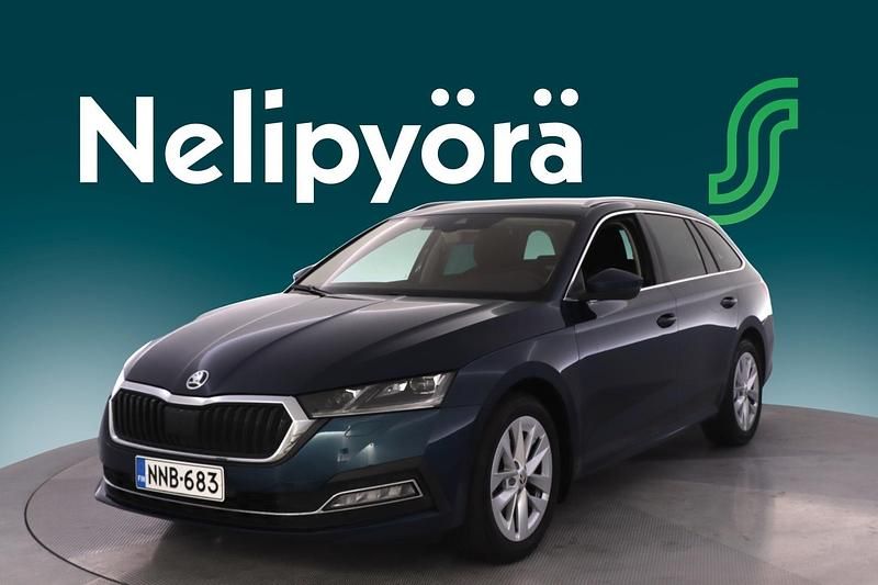 Sininen Käytetty 2023 Skoda Octavia G-TEC Style Farmari | 24 790 € (Hieman kallis) - Kuva 1/3
