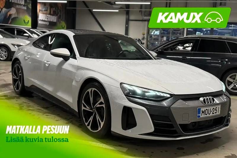 Valkoinen Käytetty 2022 Audi e-tron GT quattro Sport Sedan | 52 490 € (Hyvä tarjous) - Kuva 1/4