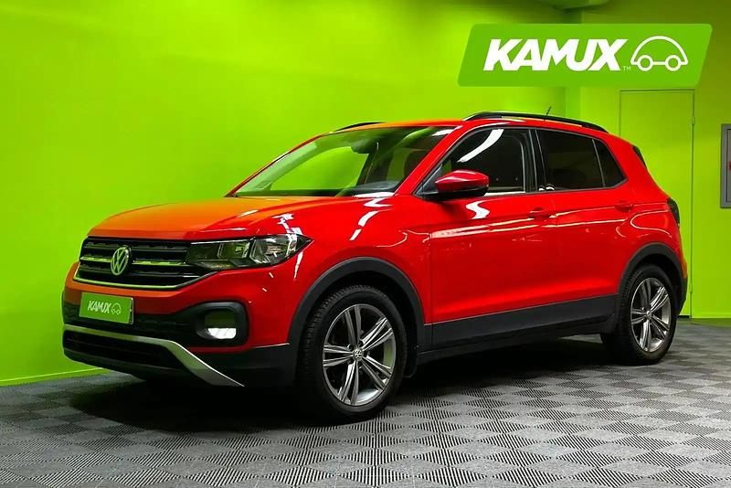 Käytetty VW T-Cross Style 95 HP (69 kW) 2020 Punainen Katumaasturi