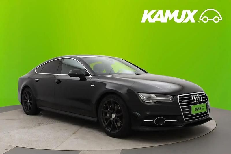 Musta Käytetty 2015 Audi A7 S-Line Viistoperä | 21 900 € - Kuva 1/4