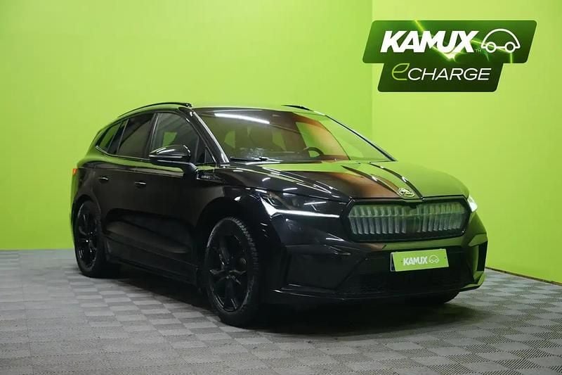 Käytetty Skoda Enyaq iV SportLine 150 kW (204 HP) 2023 Musta Katumaasturi