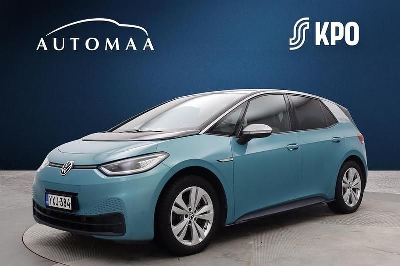Turkoosi Käytetty 2020 VW ID.3 Pro Performance Viistoperä | 17 700 € (Perustarjous) - Kuva 1/3