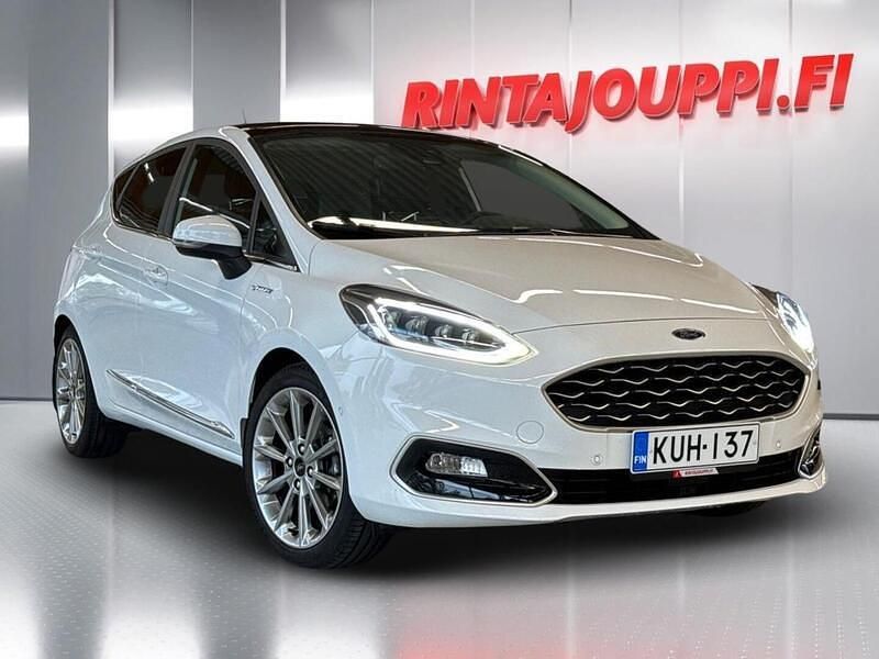 Valkoinen Käytetty 2021 Ford Fiesta Vignale Viistoperä | 16 800 € (Perustarjous) - Kuva 1/3