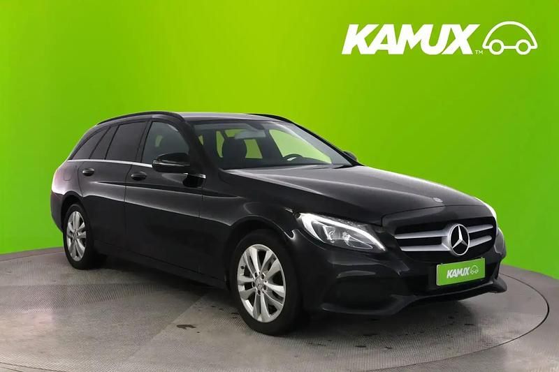Musta Käytetty 2015 Mercedes C200 Business Farmari | 12 380 € (Perustarjous) - Kuva 1/4