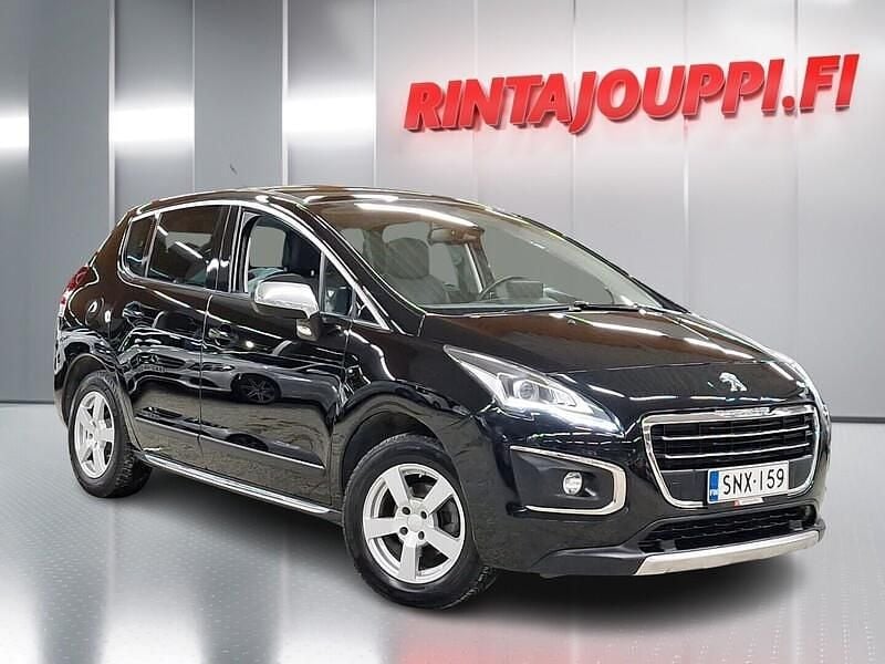 Käytetty Peugeot 3008 Allure 120 HP (88 kW) 2016 Musta Viistoperä
