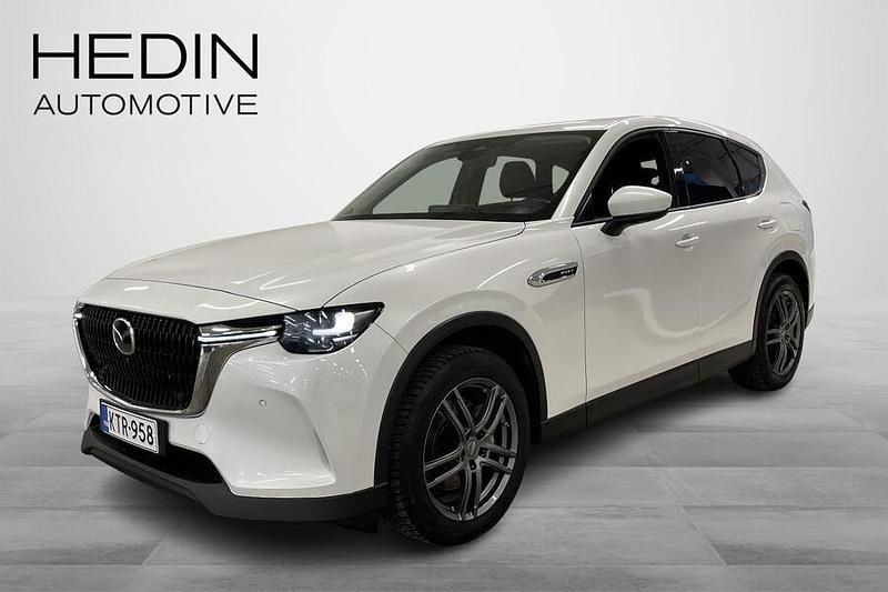 Valkoinen Käytetty 2023 Mazda CX-60 Exclusive-Line Katumaasturi | 31 890 € (Kallis) - Kuva 1/3