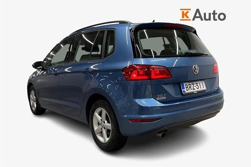 Käytetty VW Golf Sportsvan Comfortline 110 HP (80 kW) 2014 Sininen Tila-auto