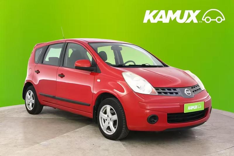 Punainen Käytetty 2008 Nissan Note Visia Tila-auto | 2 999 € (Hyvä tarjous) - Kuva 1/4