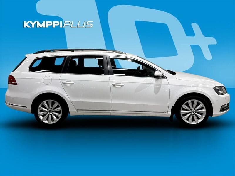 Valkoinen Käytetty 2014 VW Passat Farmari | 5 900 € (Perustarjous) - Kuva 1/2