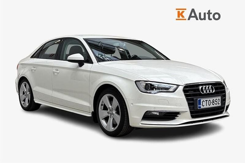 Valkoinen Käytetty 2015 Audi A3 Sedan | 21 480 € (Perustarjous) - Kuva 1/4