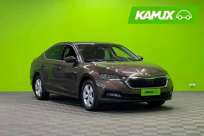 Ruskea Käytetty 2021 Skoda Octavia G-TEC Ambition Sedan | 15 580 € (Hyvä tarjous) - Kuva 1/4