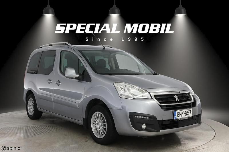 Harmaa Käytetty 2018 Peugeot Partner Tepee Active Tila-auto | 8 980 € - Kuva 1/4