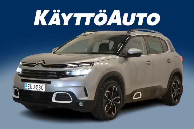 Harmaa Käytetty 2022 Citroën C5 Aircross Comfort Katumaasturi | 21 800 € (Supertarjous) - Kuva 1/4