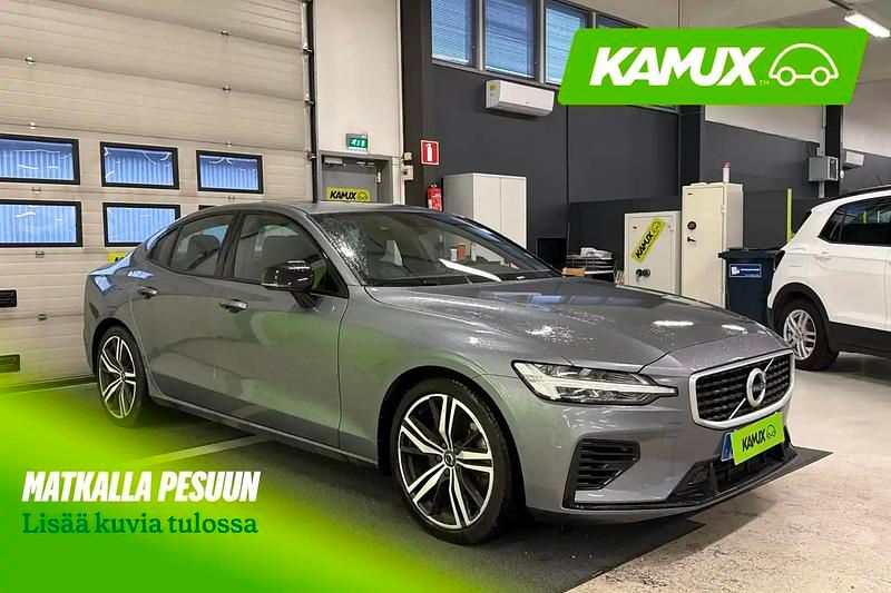 Hopea / harmaa Käytetty 2019 Volvo S60 R-Design Sedan | 28 900 € - Kuva 1/4