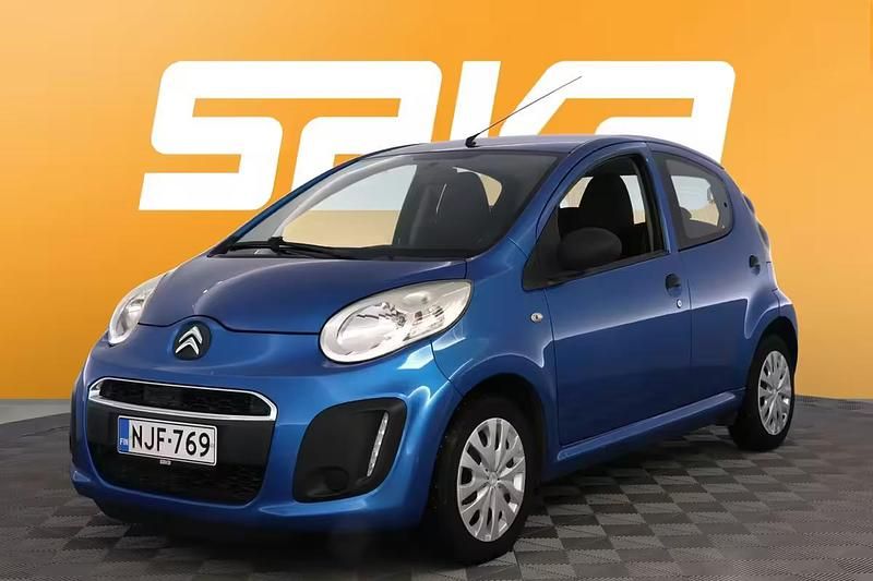 Käytetty Citroën C1 Attraction 92 HP (67 kW) 2013 Musta Viistoperä
