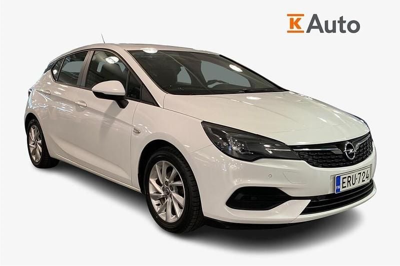 Käytetty Opel Astra Comfort 110 HP (80 kW) 2020 Valkoinen Viistoperä