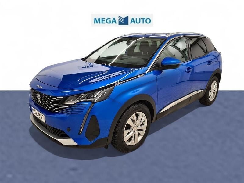 Käytetty Peugeot 3008 Allure 131 HP (96 kW) 2021 Sininen Katumaasturi