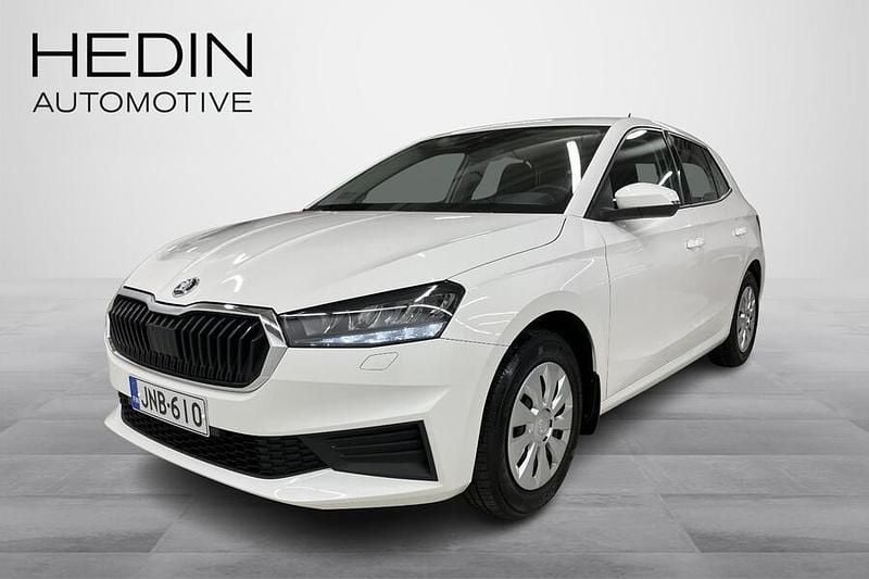 Valkoinen Käytetty 2023 Skoda Fabia Ambition Viistoperä | 15 490 € (Perustarjous) - Kuva 1/4