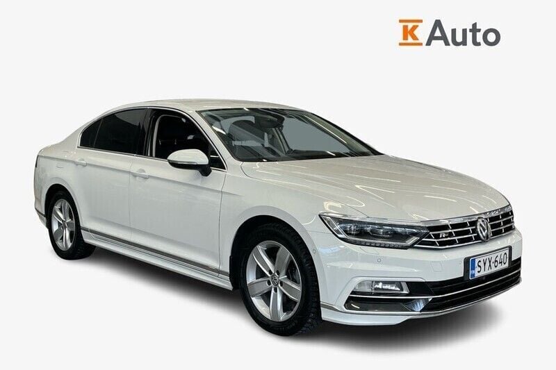 Valkoinen Käytetty 2019 VW Passat R-line Sedan | 22 890 € (Perustarjous) - Kuva 1/4