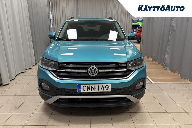 Käytetty VW T-Cross Style 116 HP (85 kW) 2019 Sininen Katumaasturi