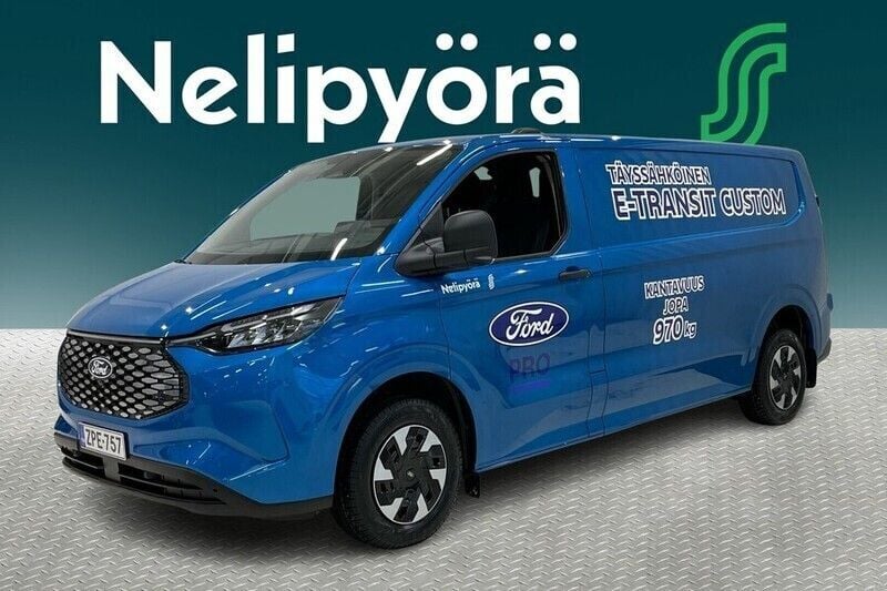 Sininen Käytetty 2024 Ford E-Transit Trend Van | 59 950 € (Perustarjous) - Kuva 1/4