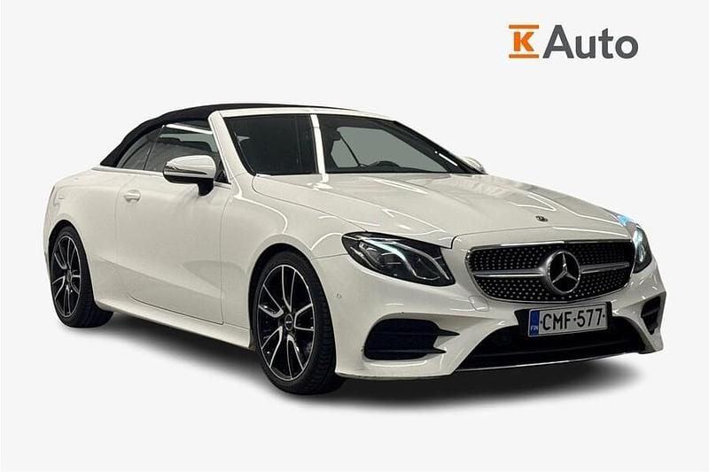Valkoinen Käytetty 2017 Mercedes E220 Business Avoauto | 40 890 € (Perustarjous) - Kuva 1/3