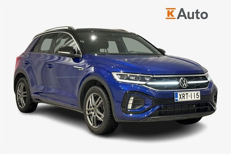 Sininen Käytetty 2023 VW T-Roc Business Katumaasturi | 33 900 € (Hieman kallis) - Kuva 1/3