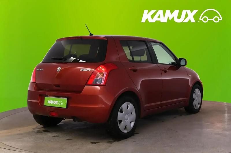 Käytetty Suzuki Swift GL 91 HP (66 kW) 2008 Oranssi Viistoperä