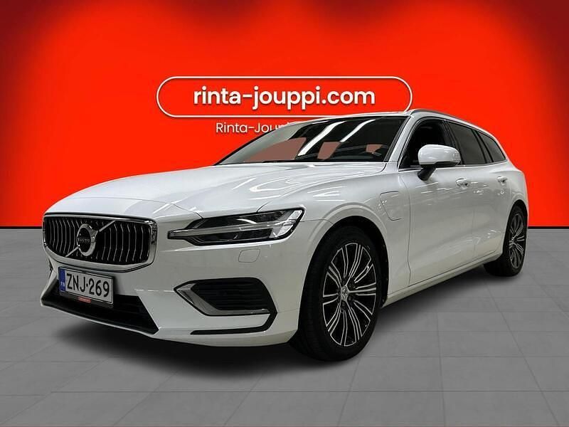 Valkoinen Käytetty 2022 Volvo V60 Inscription Farmari | 24 690 € - Kuva 1/3