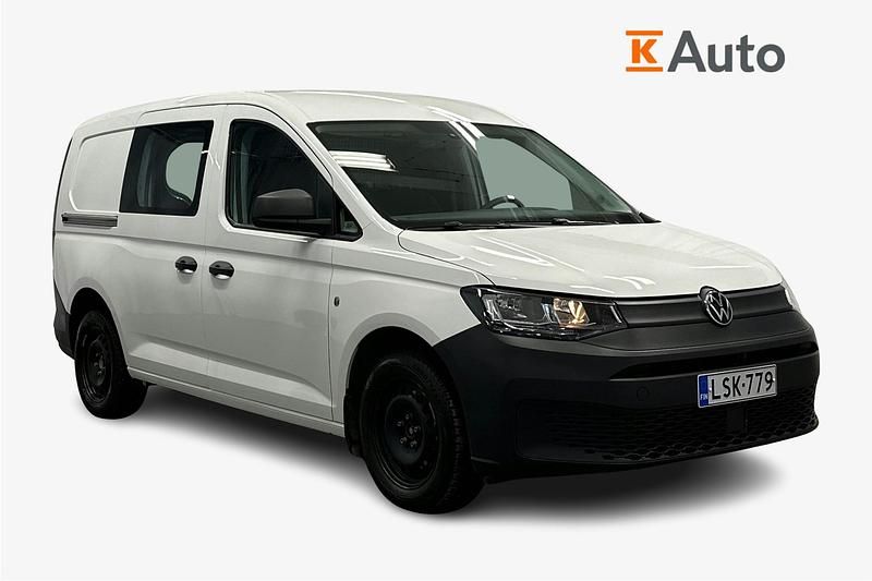 Valkoinen Käytetty 2023 VW Caddy Maxi Pro Tila-auto | 24 900 € (Perustarjous) - Kuva 1/3