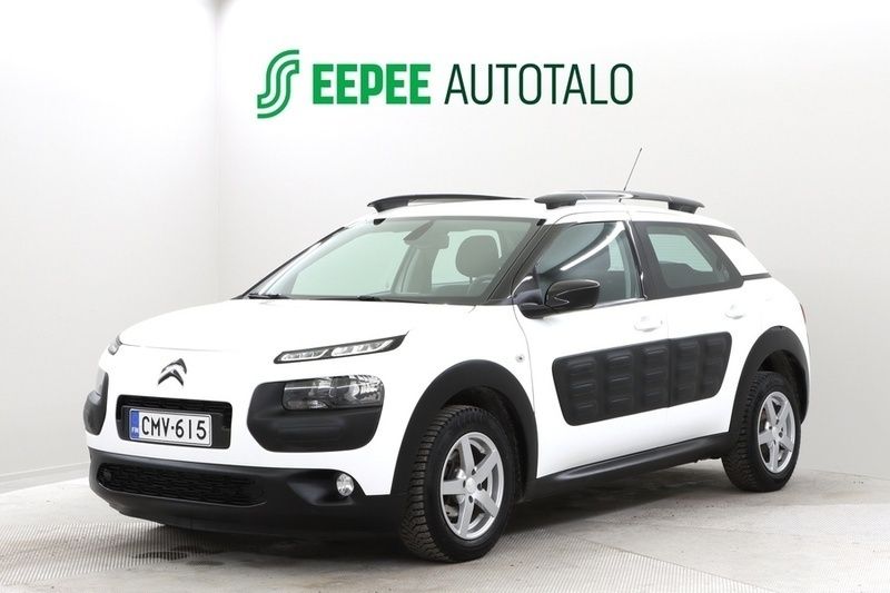 Valkoinen Käytetty 2016 Citroën C4 Cactus Feel Viistoperä | 7 990 € - Kuva 1/4