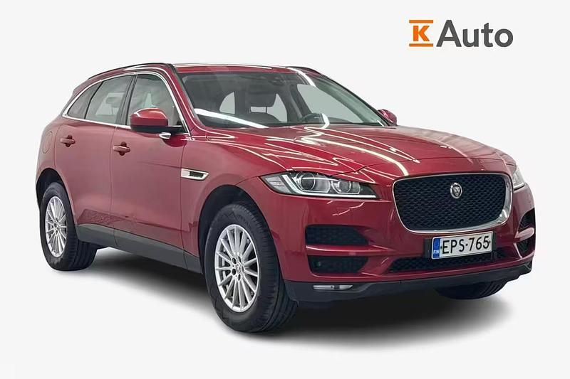 Punainen Käytetty 2018 Jaguar F-Pace Business Edition Katumaasturi | 20 490 € - Kuva 1/4
