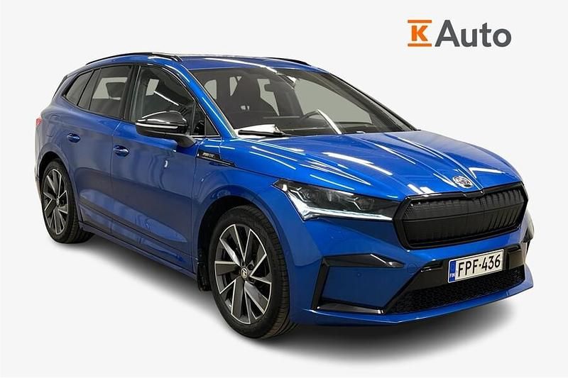 Käytetty 2022 Skoda Enyaq iV SportLine Katumaasturi | 37 690 € (Hieman kallis) - Kuva 1/3