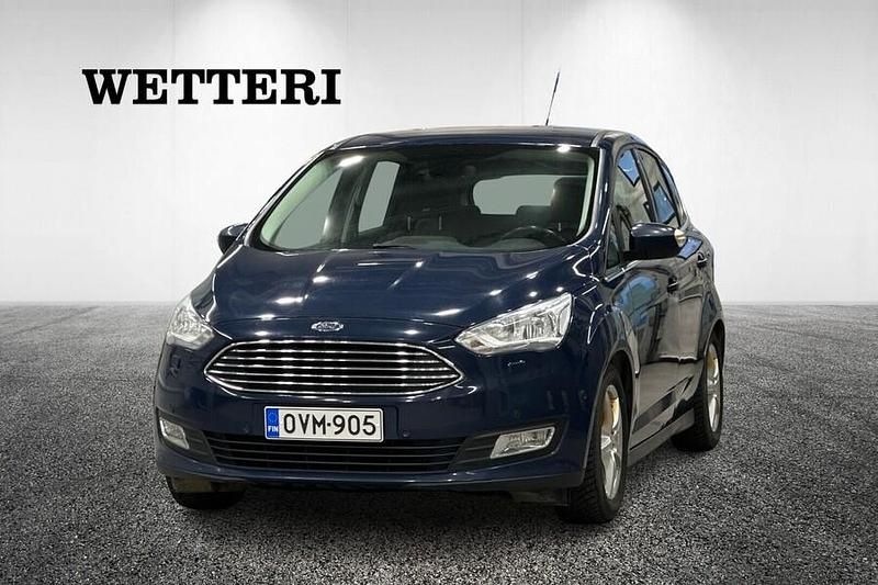 Sininen Käytetty 2017 Ford C-MAX Titanium Tila-auto | 9 200 € (Perustarjous) - Kuva 1/3