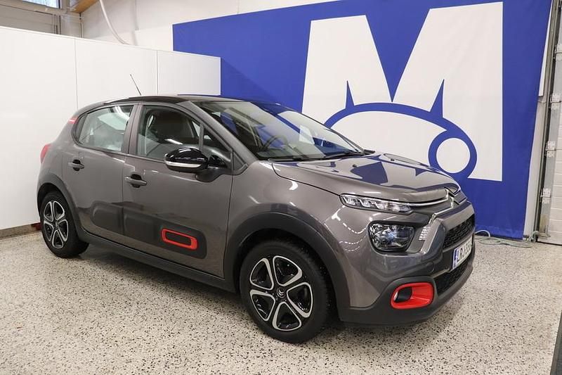 Harmaa Käytetty 2022 Citroën C3 PureTech Viistoperä | 10 900 € (Perustarjous) - Kuva 1/4