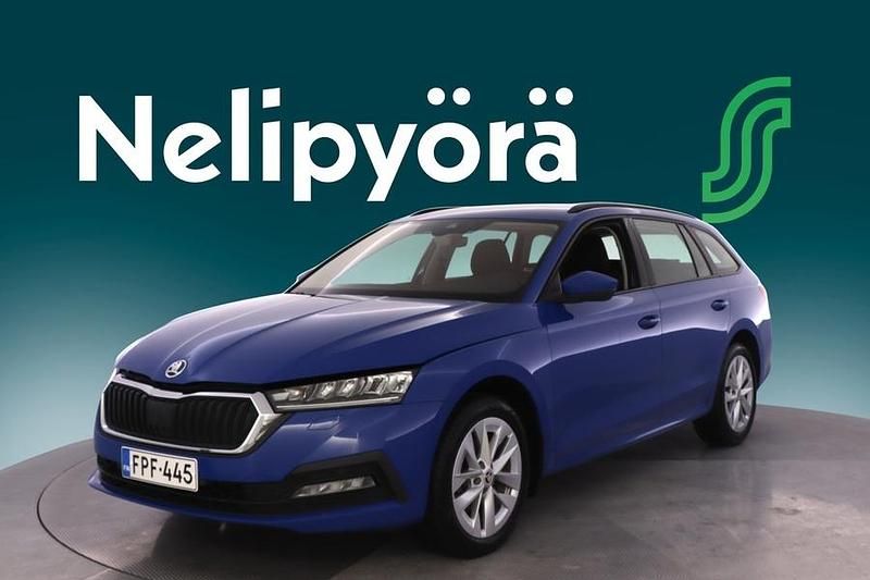 Sininen Käytetty 2022 Skoda Octavia Sport Farmari | 20 990 € (Perustarjous) - Kuva 1/3