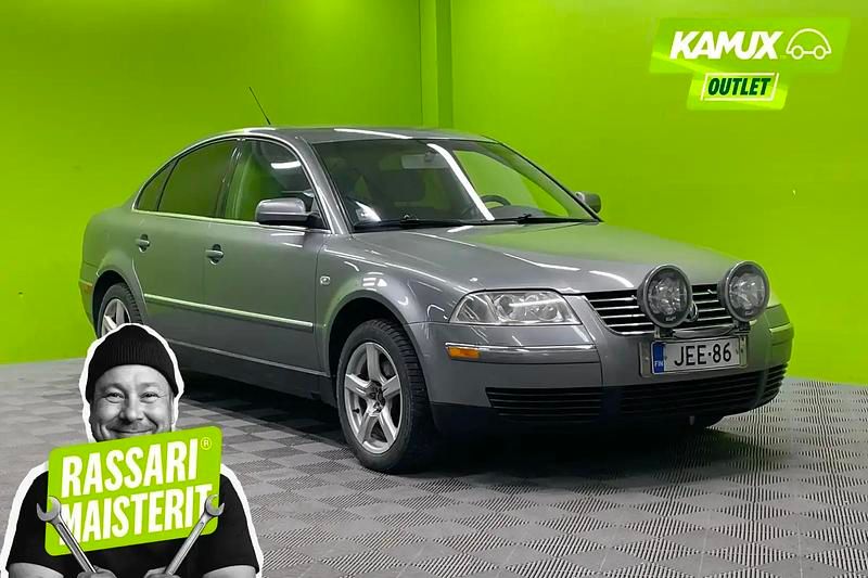 Hopea / harmaa Käytetty 2003 VW Passat Sedan | 1 490 € - Kuva 1/4