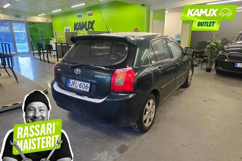 Käytetty Toyota Corolla 110 HP (80 kW) 2004 Vihreä Sedan