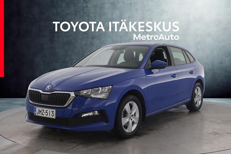 Sininen Käytetty 2023 Skoda Scala Ambition Viistoperä | 18 890 € (Hyvä tarjous) - Kuva 1/4