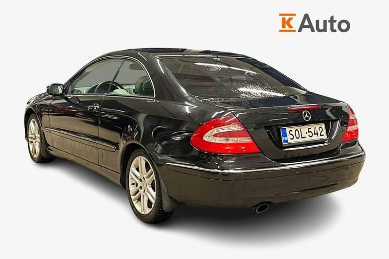 Käytetty Mercedes CLK200 Elegance 161 HP (118 kW) 2006 Musta Coupe - kaksiovinen