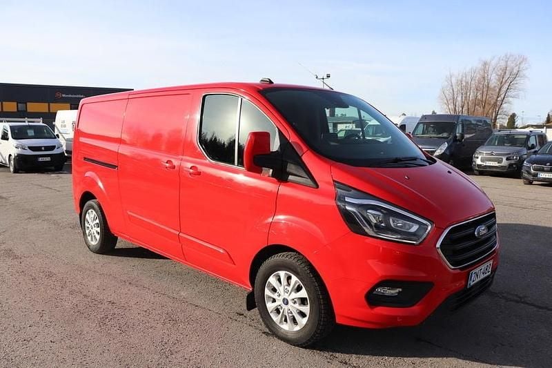 Punainen Käytetty 2021 Ford Transit Custom Limited Van | 23 900 € (Perustarjous) - Kuva 1/4
